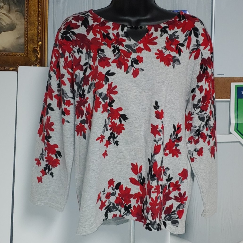 alfred dunner Long Sleeve shirt 100% cotton